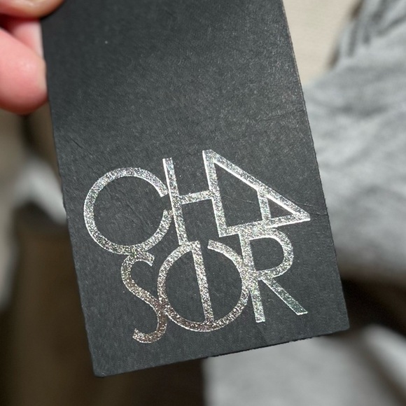 🌻NEW (w/tag) Chaser Gray Slub Ruffle T-back Camisole Tank Top Size Medium - Picture 7 of 7